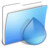 Aqua Smooth Folder Torrents Icon